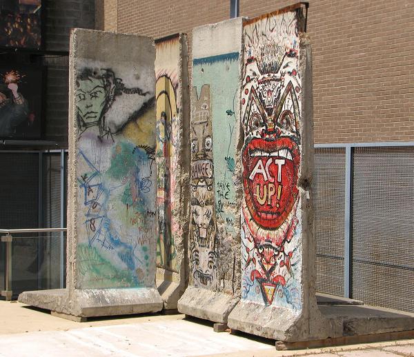 A section of the Berlin Wall at Freedom Park in Arlington, Virginia