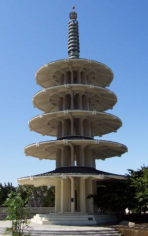 Peace Pagoda in Japan Town, San Francisco, California
