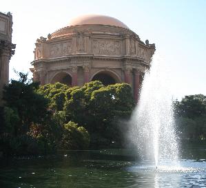 Palace of Fine Arts in San Francisco, California