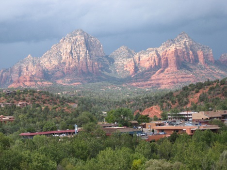 View of Thunder Mountain from Sedona