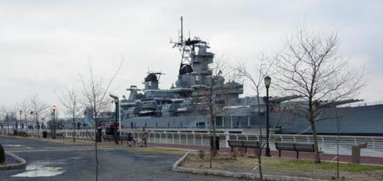 USS New Jersey in Camden, New Jersey
