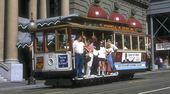 Cable Car in San Francisco, California