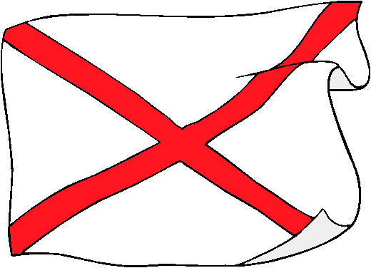 Alabama Flag - pictures and information about the flag of Alabama