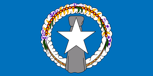Northern Mariana Islands Flag - pictures and information about the flag of the Northern Mariana Islands