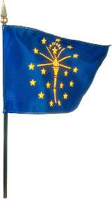 Flag of Indiana