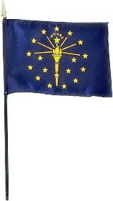 Flag of Indiana