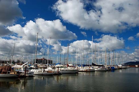 Marina in Astoria, Oregon (Photo credit: Gary Halvorson, Oregon State Archives)