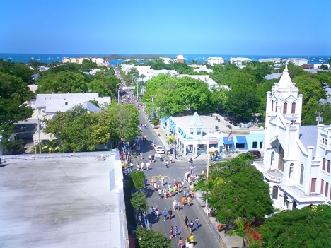 Duval Street in Key West, Florida