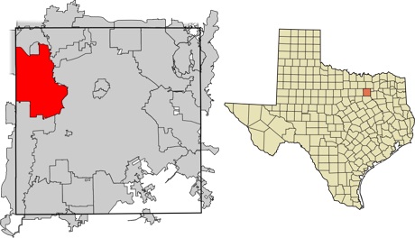Location of Irving, Texas